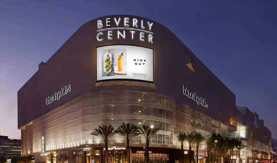 Beverly Center 야간 외관